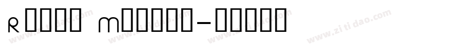Ruach Medium字体转换